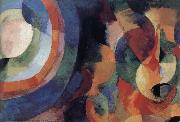 Delaunay, Robert Cyclotron-s shape Sun and Moon France oil painting artist